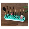 Organisateur Cosmétique Sile Maquillage Brosse Boîte De Rangement Rouge À Lèvres Brosse À Dents Crayon Support Mtifonctionnel Maquillage Outil Drop Livraison He Dhi6Q