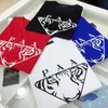 ブランドデザイナーメンズTシャツ春夏半袖プリントP TIGER HEAD MEN and WOMEN TEES VACAITION短袖カジュアルラグジュアリーヒップホップストリートTシャツ