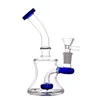 Dhl Free Mobius Glass Oil Burner Bong Smoking Pipes Hookahs Stereo Matrix Perc 14 Mm Joints Heady Recycler Glass Dab Rigs Chicha with OD 30mm Bubbler Oil Burner Pipe