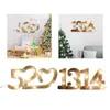 Strings LED Christmas Number String Light Ornament Lamp Bouquet Hanging Lighting For Living Room Outdoor Party Decor