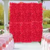 Decorative Flowers Artificial Flower Wall Realistic Gift Fake Row Background Decoration Easy Care Party Favors