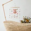 Ratels Mobiles Baby Crib Toy Bed Bell Cotton Cloud Wind Lang Toesen Kinderkamer Hangende decoraties voor 012 maanden 230220