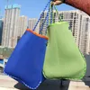 Sacos de noite Luxo Mergulho Tecido Neoprene Respirável Mulheres Bolsa 2023 Primavera Moda Casual Tote Bag Top-Handle Ombro