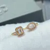 Messiika My Twin Rings for Women Designer Diamond Classic Style PLATED 18K OFFICIAL REPRODUKTIONS Storlek 6 7 8 Lyx aldrig Fade Premium -g￥vor med ruta 011