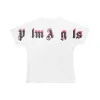 Heren T-shirts Chao merk Angel letter direct spray printen korte mouw T-shirt palmboom net rood jeugd lente en zomer