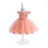 Girl Dresses Girls Princess Gown Flower Wedding Evening Dress Ball Tutu Children Party Clothes Kids