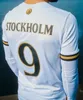 2024 2025 Maglie da calcio Aik Solna 132 ° Versione giocatore dei fan di Stockholm Fischer Hussein Otieno Guidetti Thill Tihi Haliti 132 Anni 24 25 Shirt da calcio a manica lunga