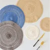 Table Mats 1 Pcs Dining Mat Woven Placemat Pad Heat Resistant Bowls Coffee Cups Napkins For Home Kitchen