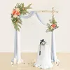 Decorative Flowers Artificial Swag Hanging Centerpiece Garland Rustic Wedding Arch For Reception Front Door Party Arbor