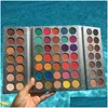 Eye Shadow Summer Colorf Eyeshadow Palette 63 F￤rger Matt Shimmer Bright Silky Powder Pigmentered Makeup Kit Drop Delivery Health Beau DHWQS