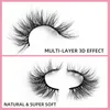 3D Faux Mink Eyelashes Fluffy Soft Sharmatic Shicay False Extension Extension Natural Long Cruelty Free Lash Wholesale 1 Pair