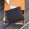 7A Diseñador de cuero genuino Hombre Cartera Lujos Monedero multicolor Monedero corto Policromático Múltiples Mujeres Titular de la tarjeta Moda Mini Bolsillo Carteras negras con caja L001