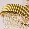 Chandeliers Gold Luxury Crystal Chandelier For El Hall Ceilings Stair Living Room Hanging Lamp Decorative Modern Pendant Fixtures