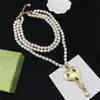 Luxury Love Pearl Earrings Exaggerated Noble Necklaces Emerald Heart Danglers Jewelry Sets Birthday Gift Anniversary