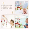 Rattles Mobiles Nordic Style Baby Crib Mobile Toy Bed Bell Christmas Rattle Musical Box Hanging Infant Spiral Stroller 230220