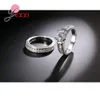 Band Rings Fashion 925 Sterling Silver Couple Rings Quality Cubic Zirconia Women Engagement Rings Fast Wedding Jewelry 230217