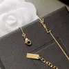 Designer Goldkette Armbänder lieben Schmuck Brief Anhänger y Armband für Frauen Charme Ohrring