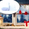 Decorações de Natal D08D Xmas Snow Planta de neve Capa fofa de algodão artificial para saias de árvores Ano de inverno