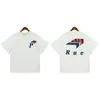Летние мужские футболки женские rhuds Дизайнеры для мужчин топы Поло с буквами Футболки с вышивкой Одежда Футболка с короткими рукавами большие футболки Apparel2023