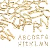 Anhänger-Halsketten, 52 Stück, Legierung, Buchstabenanhänger, Metall, Alphabet, Schmuckherstellung, Diy-Zubehör