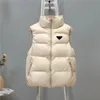 Womens Vests Puffy Jacket Sleeveless Woman Jackets Designer Coat Matte Slim Outwears Coats prad Down Jackets S-2XL