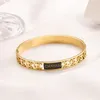mens solid gold bracelets love bracelet women leather diamond luxury double letters annulus carti bracelets designer jewlery medvedev tennis charm bangle armband