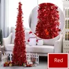 Dekoracje świąteczne 1,2m 1,5 m High Holiday Decoration Garland Tree Prezenty Złote Srebrny Czerwony Zielony i Niebieski