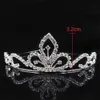 Tiaras 20 -stijl kind schattige prinses tiaras en kronen kristal hoofdband bruids kroon bruiloft feest accessoires meisjes mode haar sieraden z0220