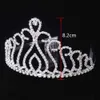 Tiaras ainameisi 9 estilo de luxo de luxo Tiaras e coroas com bandas de cabeça para caba de cabeça de coroa Big Crown para mulheres Z0220