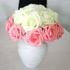 Flores decorativas 100pcs 7cm Rose Rose Artificial Flower Bouquet Multicolor Wedding Party Decoration Diy Handmade Fake