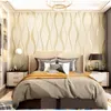 Duvar Kağıtları Duvar Süslemeleri Oturma Odası Yatak Odası 3D Strip Kağıt Ev Dekoru 10m Rulo Kumaş Duvar Kağıdı Gümüş Kahverengi