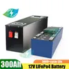 Batterie au Lithium Lifepo4 300Ah 12V, avec BMS, pour camping-car, yacht, marine, solaire, voiturette de golf, usine