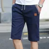 Heren shorts Heren shorts EU -maat zomer Casual katoen modestijl bordshort Bermuda mannelijke drstring elastische taille rijbroeken strand shorts J230218