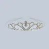 Tiaras Bridal Prom Crown Princess Rhinestone Sparkling Tiara and Crown Headband Kids Girls Love Wedding Party Accessories Hair Accessor Z0220