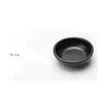 Melamine Black Dipping Soy Sauce Dishes Sushi Wasabi Doufu Snack Plate Japanese Restaurant Dining Dinnerware SN5138