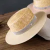 Chapéus largos de aba para mulheres 039S Sun Hat Feminino Summer M Letter Straw Visor Caps Ladies Beach Womenwide3124116