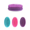 Pincel de silicone Pincel para o ch￡ de beb￪ Sponge de massager seco Toalha de banho para corpo Body Bast Silicone Screwber traseiro SN4320