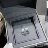 Messiika MY TWIN ringar för kvinnor designer diamant klassisk stil Guldpläterade 18K officiella reproduktioner storlek 6 7 8 lyx Blekna aldrig premiumpresenter med kartong 011