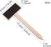 정원 용품 목재 칠판 식물 태그 보육원 표지 마커 스테이크 씨앗 식별자 꽃 가격표 파티 용품 KDJK2302