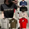 Designer-T-Shirts mit Buchstabendruck, T-Shirts, Tops für Damen und Herren, modisch, Goldschnalle, Damenpullover, kurzärmelig, Baumwoll-T-Shirt, 20 Stilfarben, EITZ