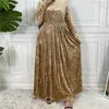 Vêtements ethniques Ramadan musulman Hijab robe pour femmes dubaï Abaya turquie à manches longues Robes robes de soirée Kimono caftan Femme islamique Maxi