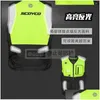 Vêtements de moto Scoyco Veste d'été Gilet réfléchissant Motocross Gilet de protection Mesh Moto Offroad Racing Riding1 Drop Deliver Dh1X5
