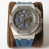 High Quality Fashion Iced Out WatchesMens Wrist Luxury Round Cut Lab Gr DDGU CIKW