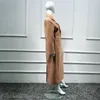 Ubranie etniczne zima otwartą abaya Dubai Kimono Cardigan Hidżab muzułmański płaszcz mody islam abayas dla kobiet szatę femme muzulmane de tryb