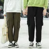 Męskie spodnie kobiety wiosna khaki ładunki mężczyźni zielone vintage jogging workowate spodnie Y2K moda szeroka streetwear uliczny