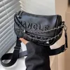 bag 2023 hand fashionable new Light fashion casual sense broadband messenger single shoulder small square bag