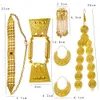 Wedding Jewelry Sets Ethlyn Latest Gold Color Red Stone Women Eritrean Traditional Wedding Jewelry Sets S112C 230217