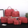 Marmonts 체인 가방 5 색 하트 모양 가방 크로스 바디 디자이너 가방 어깨 안장 가방 여성 플랩 핸드백 정품 가죽 클래식 레터 버클 443497 446744