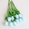 Decorative Flowers DIA 3CM Mini Tulip Simulation Flower PU Moisturizing Touch Wedding Home Decoration Pography Props