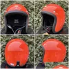 Casques de moto 2022 style japonais 3/4 en fibre de verre Open Face Cafe Racer Casque 500Tx Scooter Vélo Casco Moto Léger Rétro Fo Dhni4